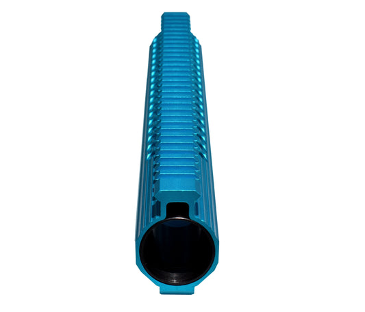 12.5" AR-15 Slim Free Float M-LOK Handguard, Blue Anodized