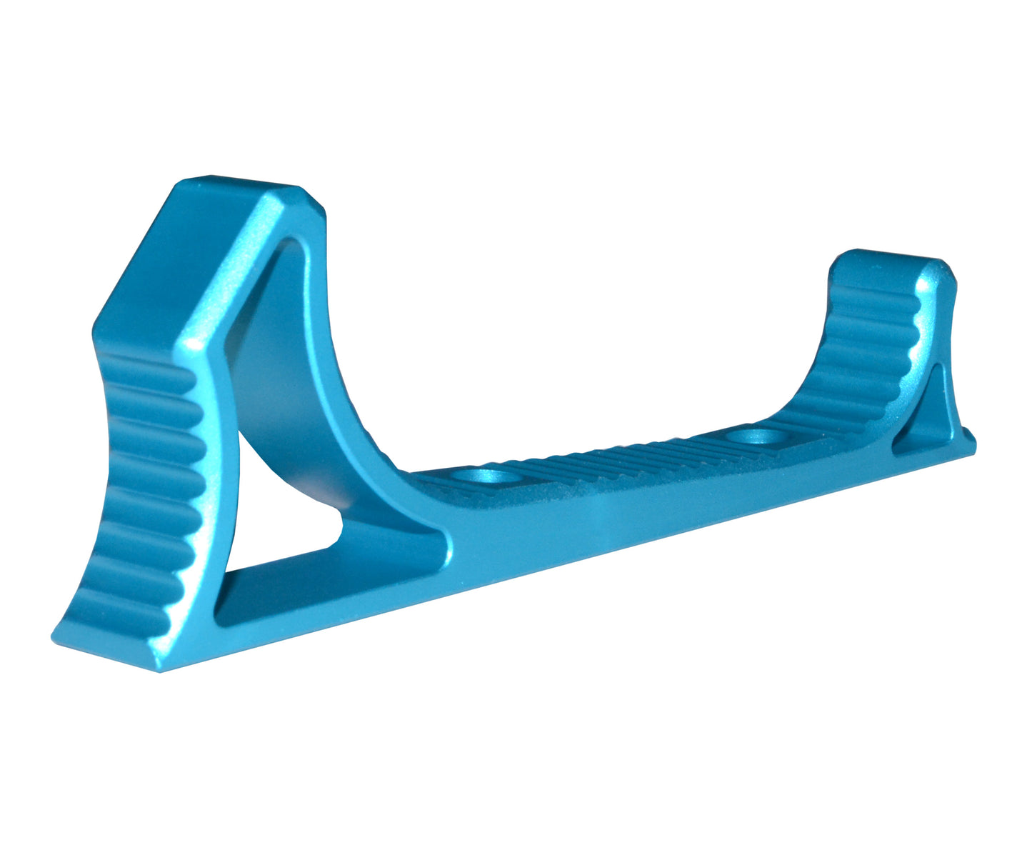 Lightweight Aluminum Hand Stop for M-LOK Slots, Blue