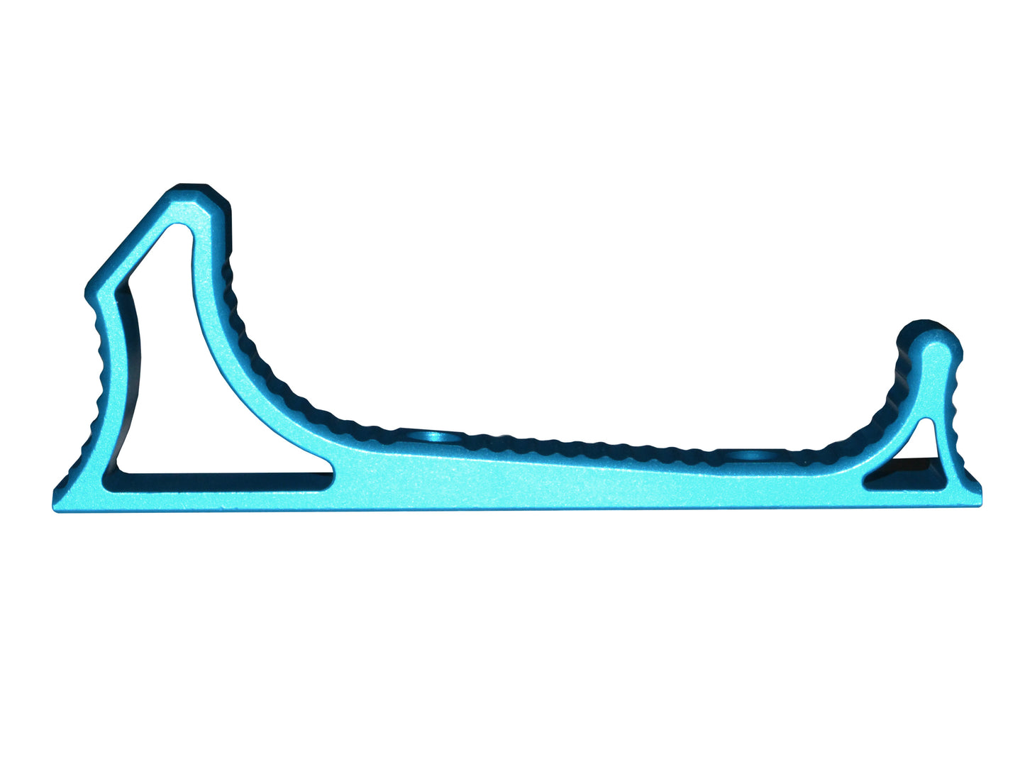 Lightweight Aluminum Hand Stop for M-LOK Slots, Blue