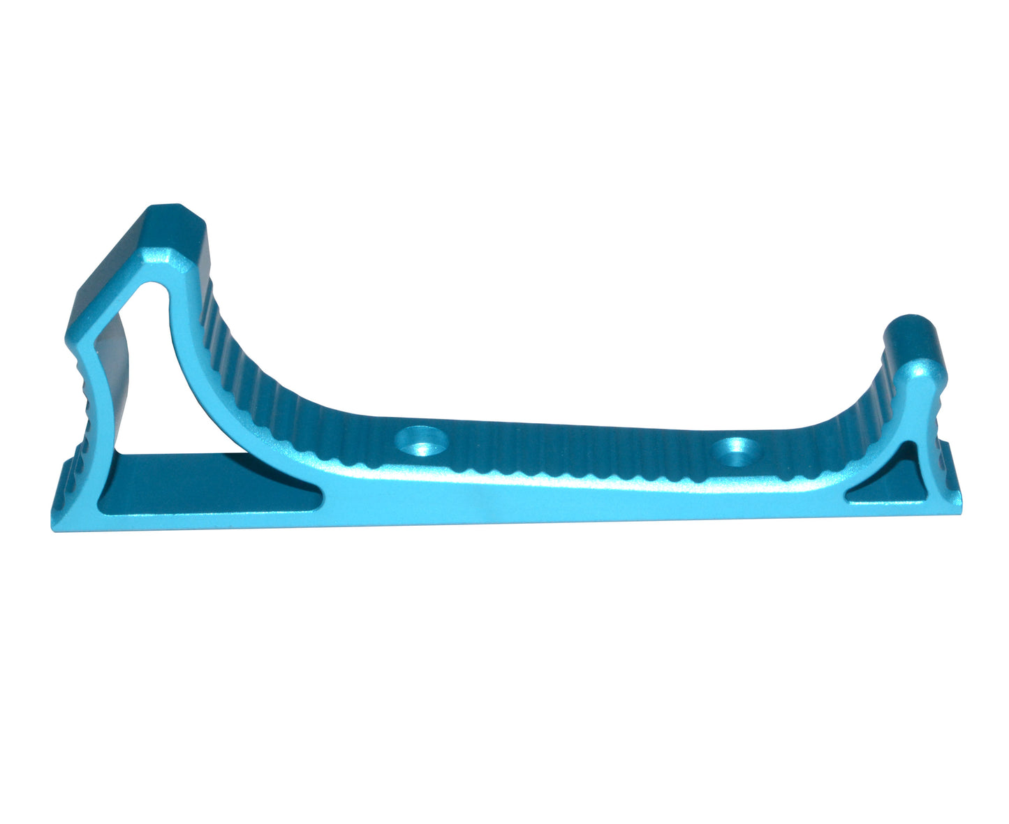 Lightweight Aluminum Hand Stop for M-LOK Slots, Blue