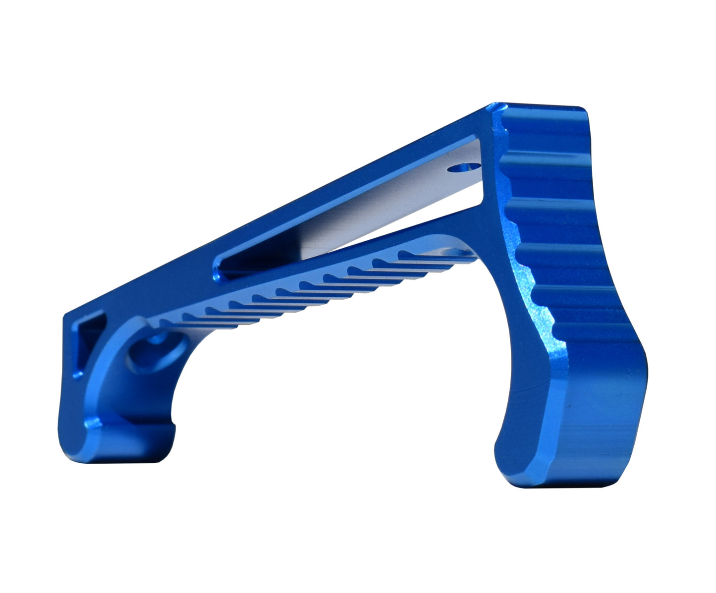 New Design! Lightweight Aluminum Hand Stop for M-LOK Slots from Presma, Blue