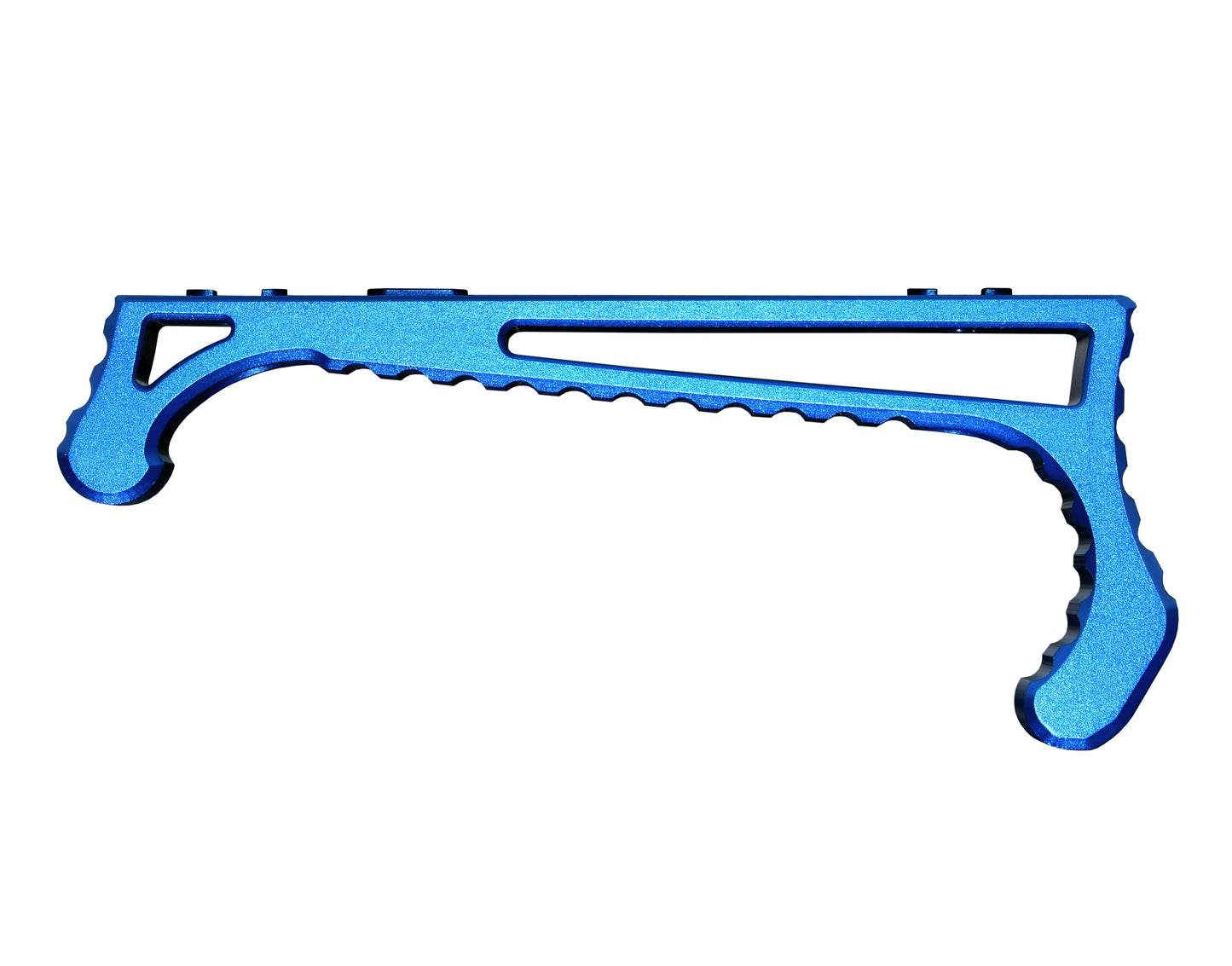 New Design! Lightweight Aluminum Hand Stop for M-LOK Slots from Presma, Blue