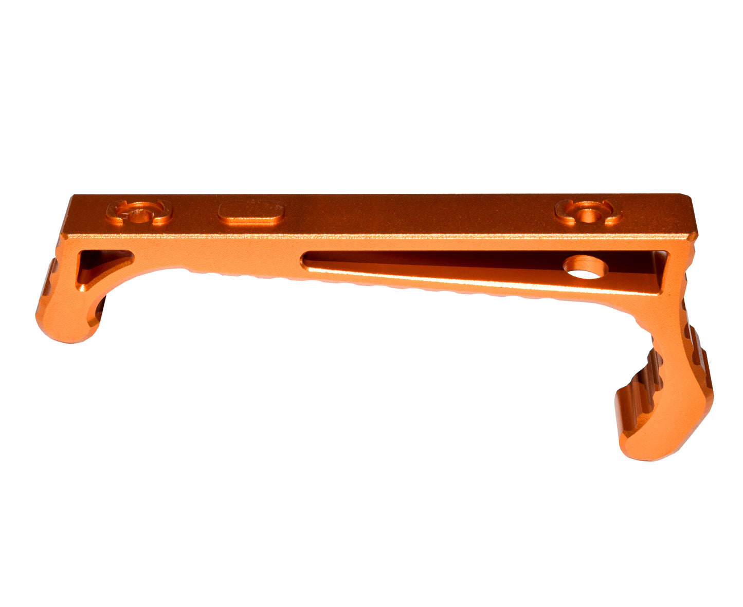 New Design! Lightweight Aluminum Hand Stop for M-LOK Slots from Presma, Golden Orange