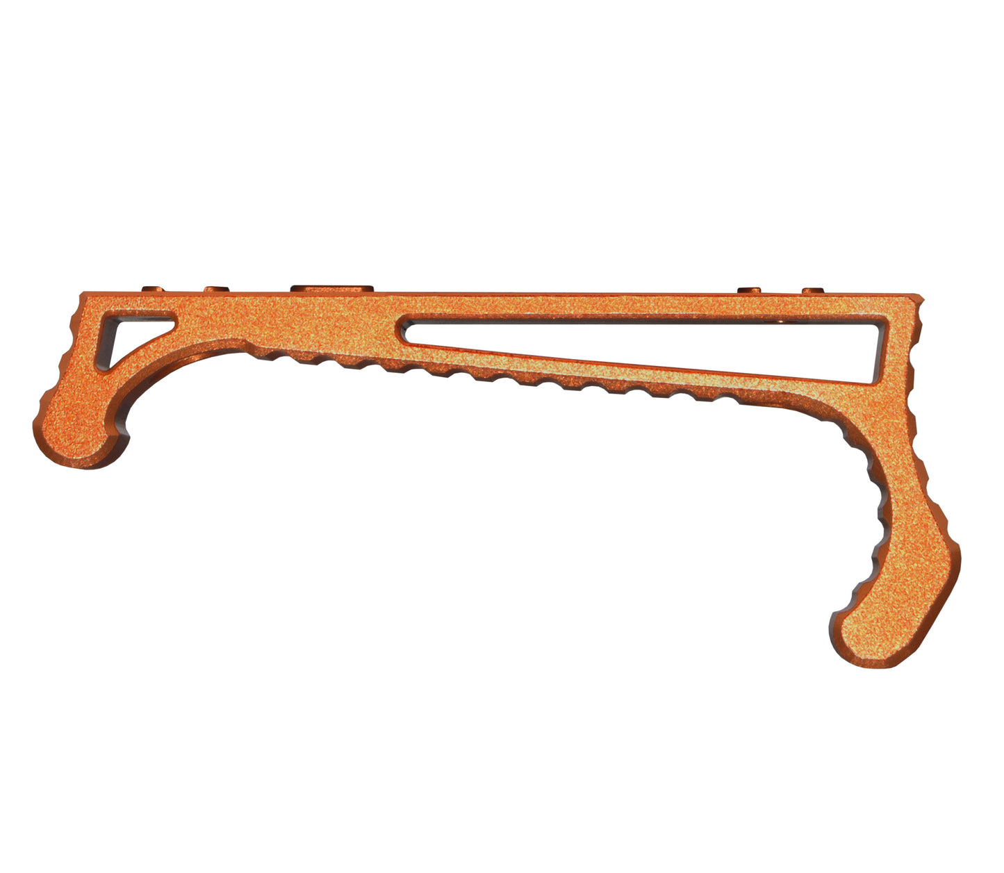 New Design! Lightweight Aluminum Hand Stop for M-LOK Slots from Presma, Golden Orange