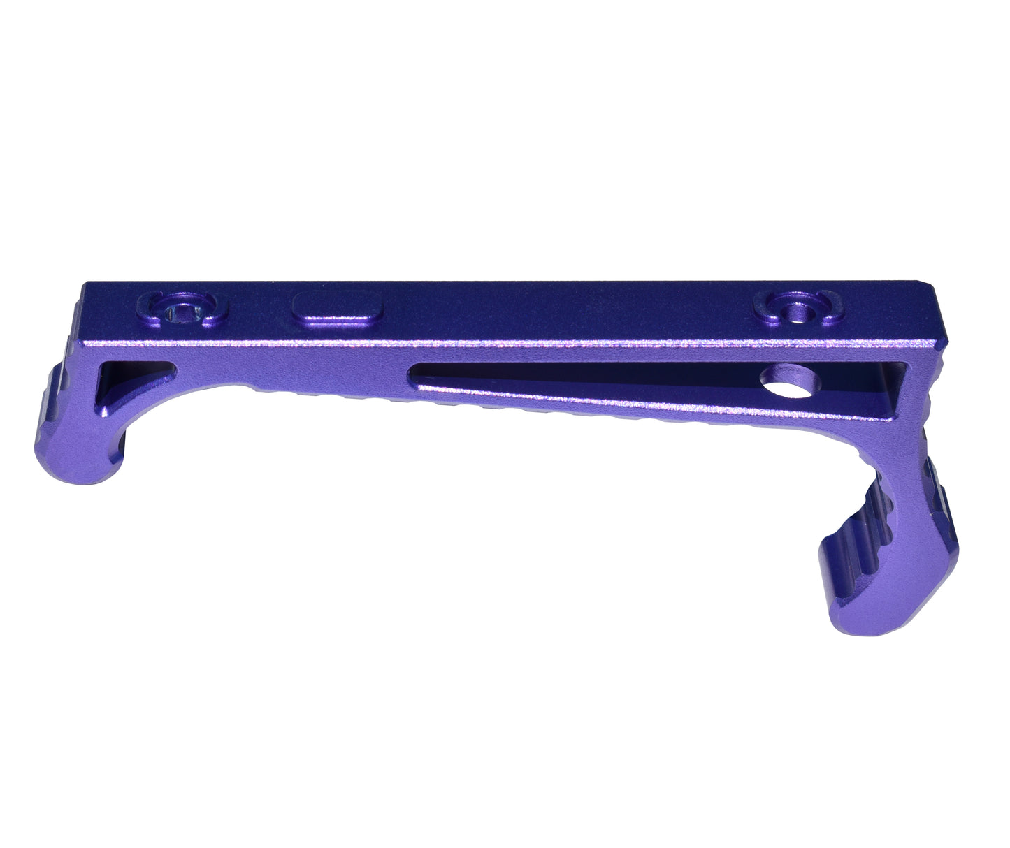 New Design! Lightweight Aluminum Hand Stop for M-LOK Slots from Presma, Purple
