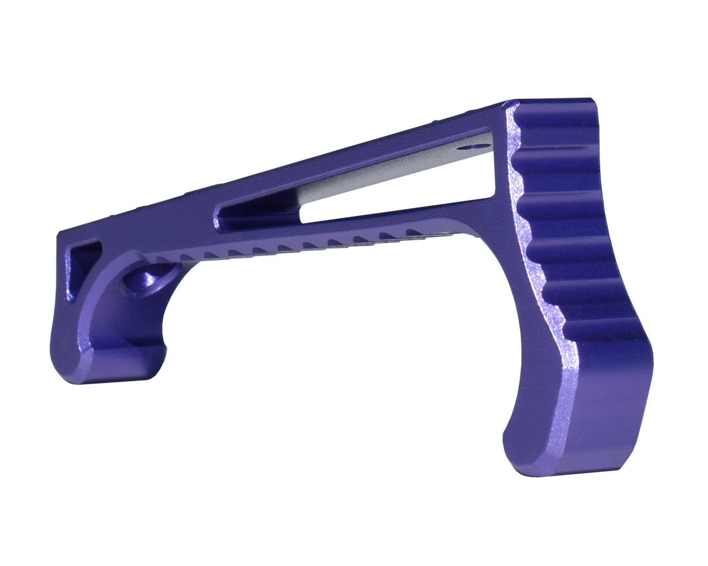 New Design! Lightweight Aluminum Hand Stop for M-LOK Slots from Presma, Purple
