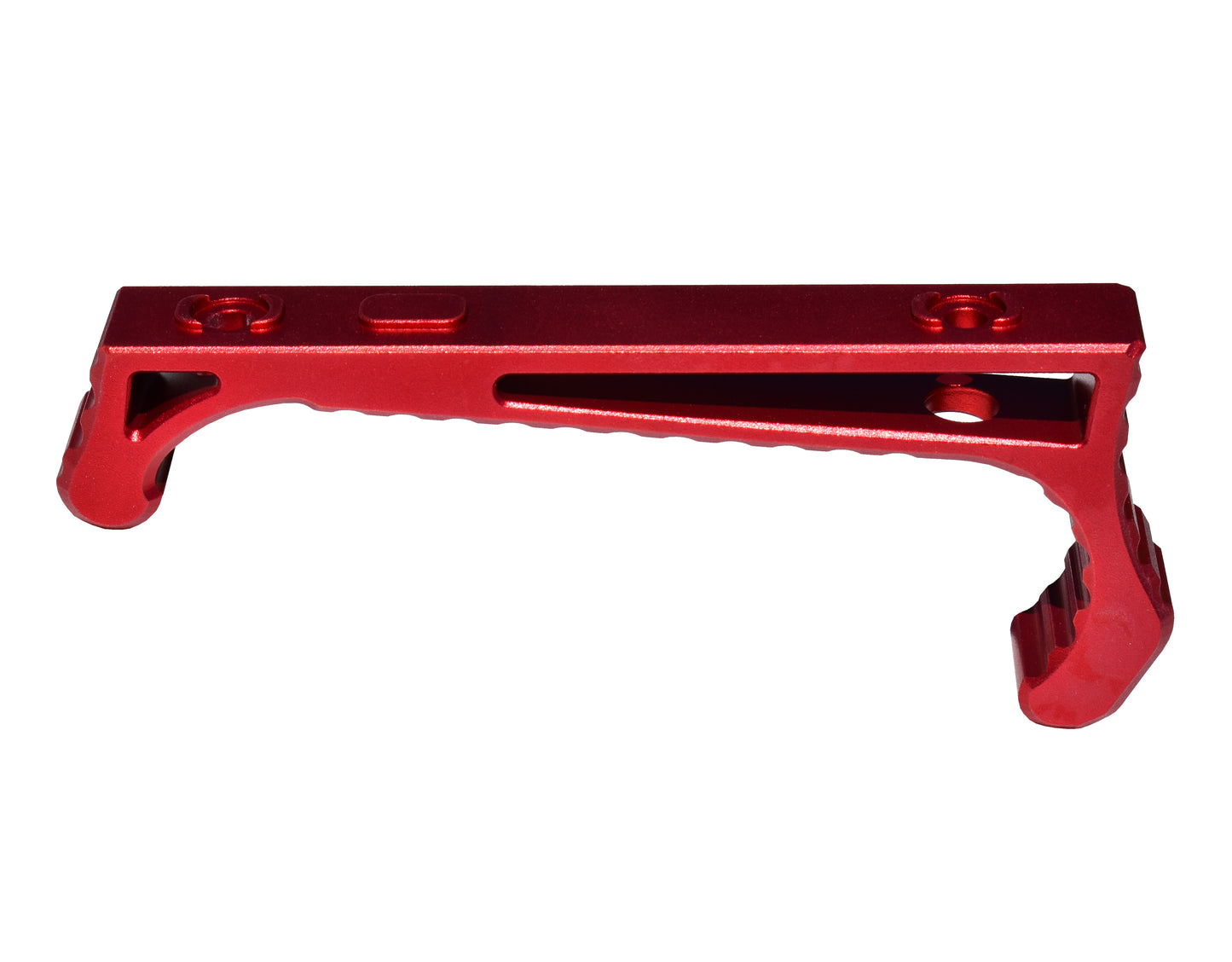 New Design! Lightweight Aluminum Hand Stop for M-LOK Slots from Presma, Red