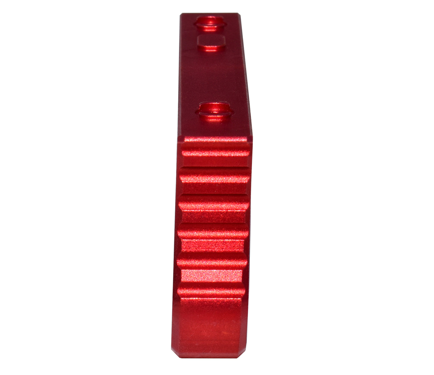 New Design! Lightweight Aluminum Hand Stop for M-LOK Slots from Presma, Red