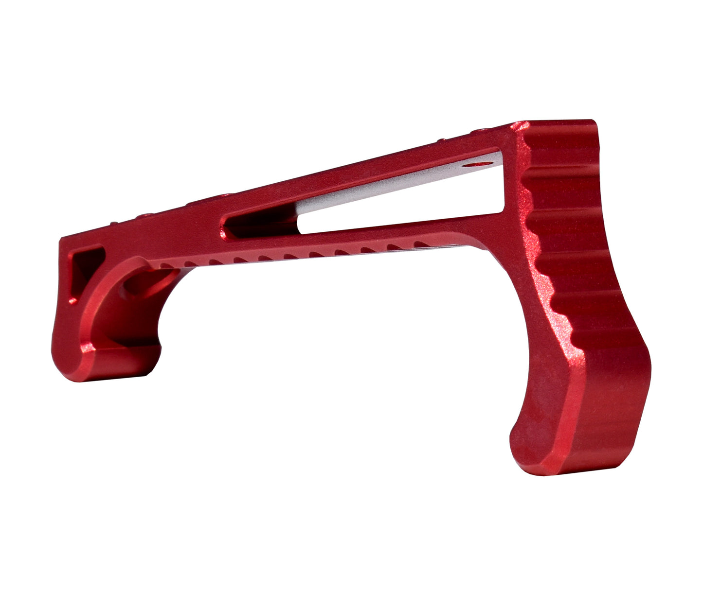 New Design! Lightweight Aluminum Hand Stop for M-LOK Slots from Presma, Red