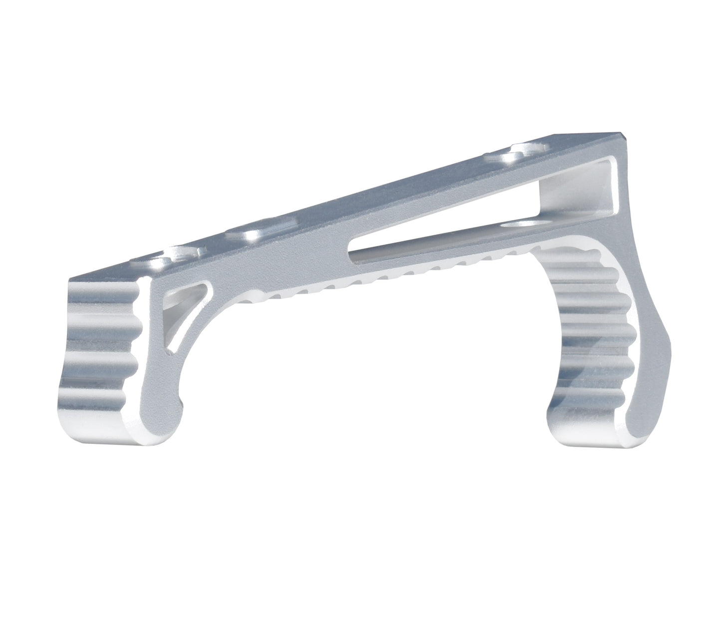 New Design! Lightweight Aluminum Hand Stop for M-LOK Slots from Presma, Silver