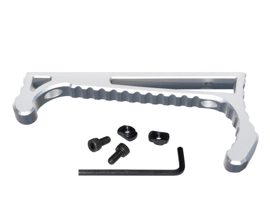 New Design! Lightweight Aluminum Hand Stop for M-LOK Slots from Presma, Silver