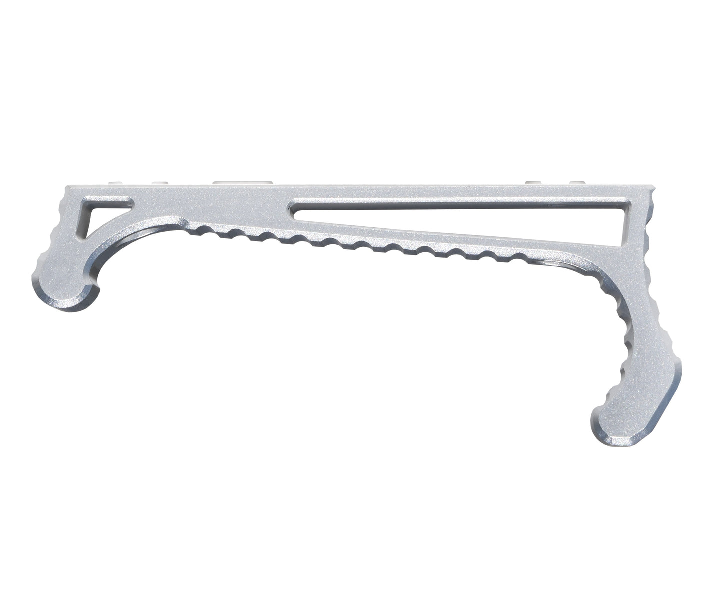 New Design! Lightweight Aluminum Hand Stop for M-LOK Slots from Presma, Silver