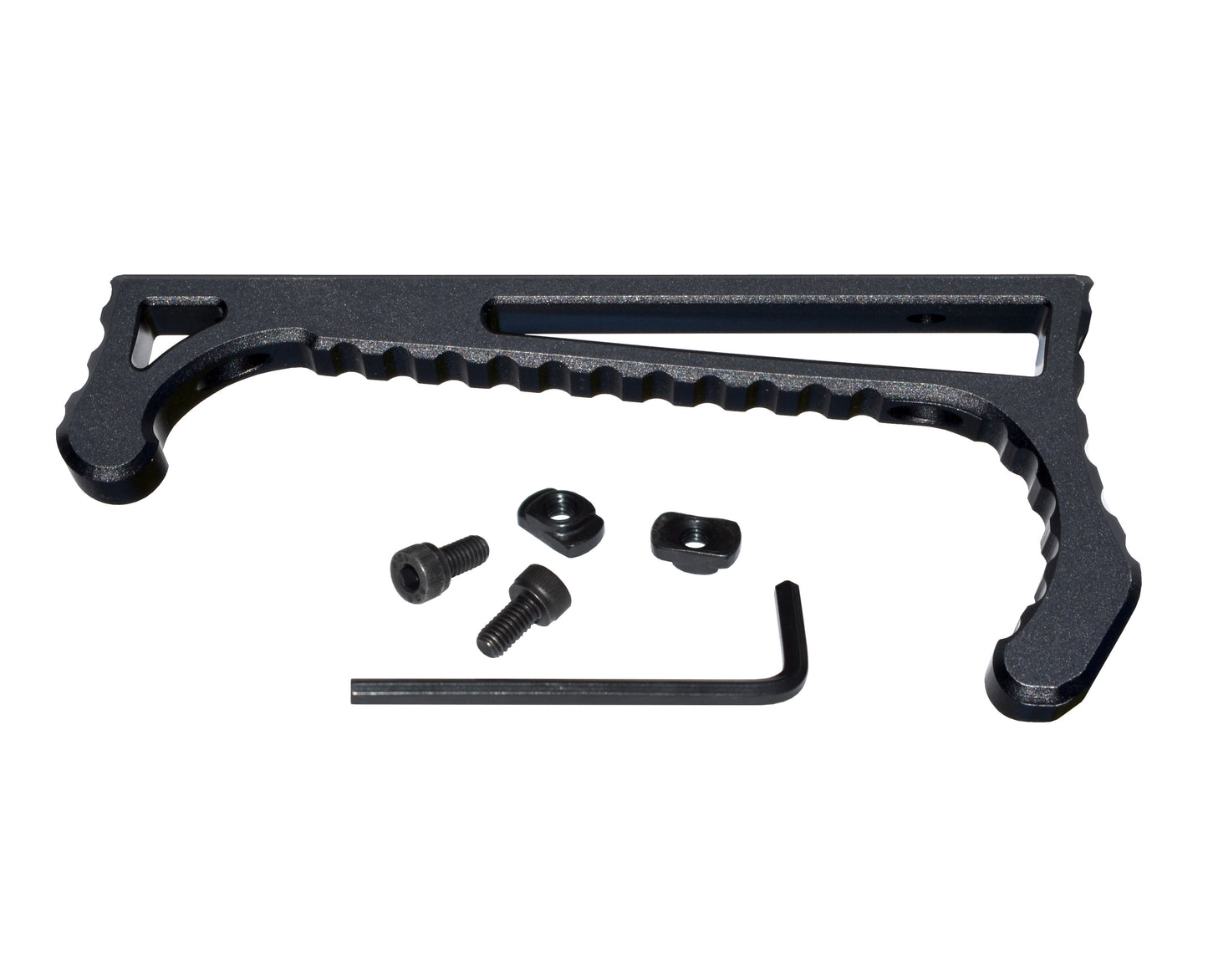 New Design! Lightweight Aluminum Hand Stop for M-LOK Slots from Presma, Black