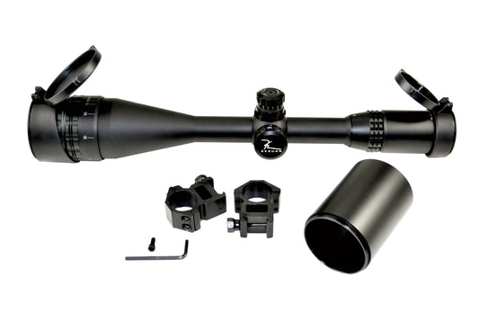 Kexuan 4-16X50 Magnification Hunting Rifle Scope with R/G/B/ Illuminated Mil Dot Reticle