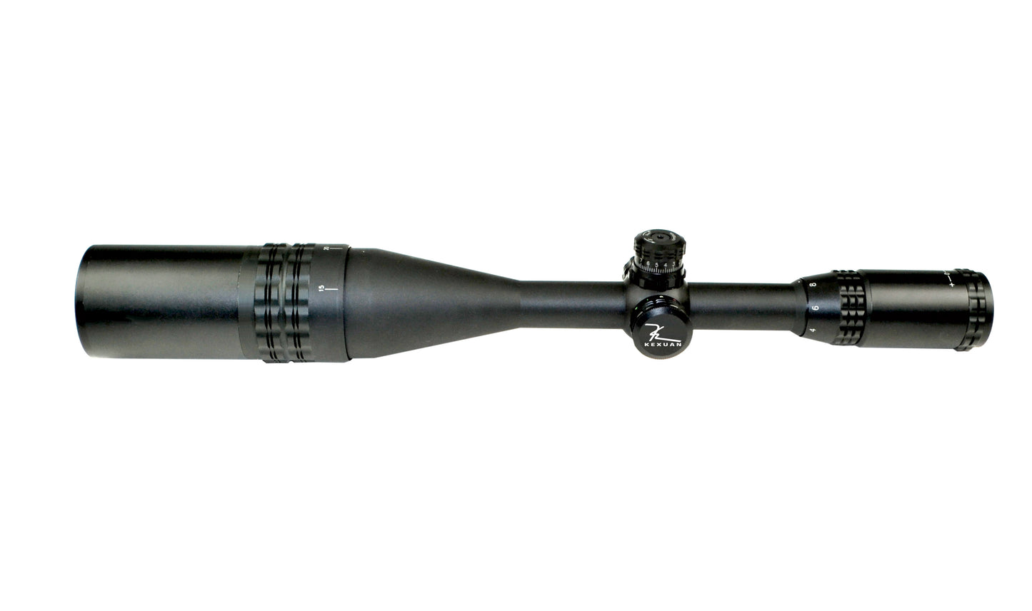 Kexuan 4-16X50 Magnification Hunting Rifle Scope with R/G/B/ Illuminated Mil Dot Reticle
