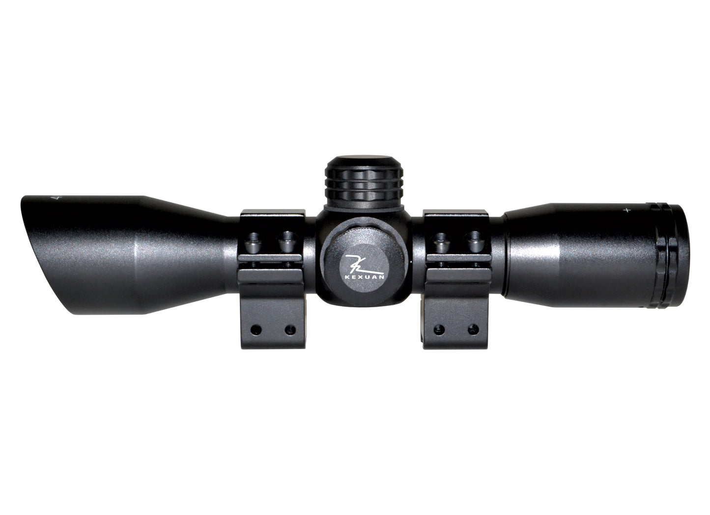Kexuan 4X32MLF Compact Scope with Red/Green 5 Line Reticle and 1" Dovetail Scope Rings