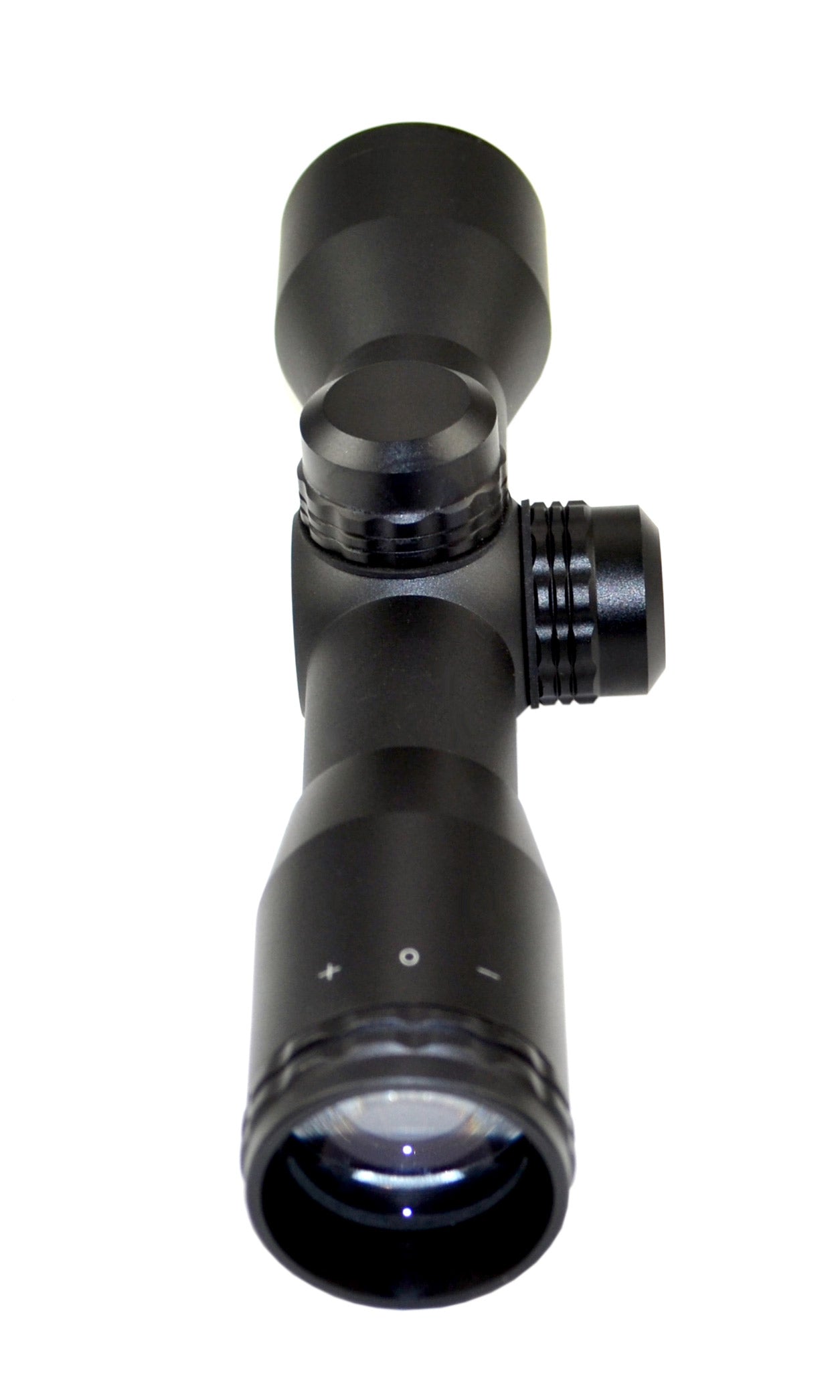 Kexuan 4X32MR Compact Scope with Rangefinder Reticle and 1" Picatinny Scope Rings