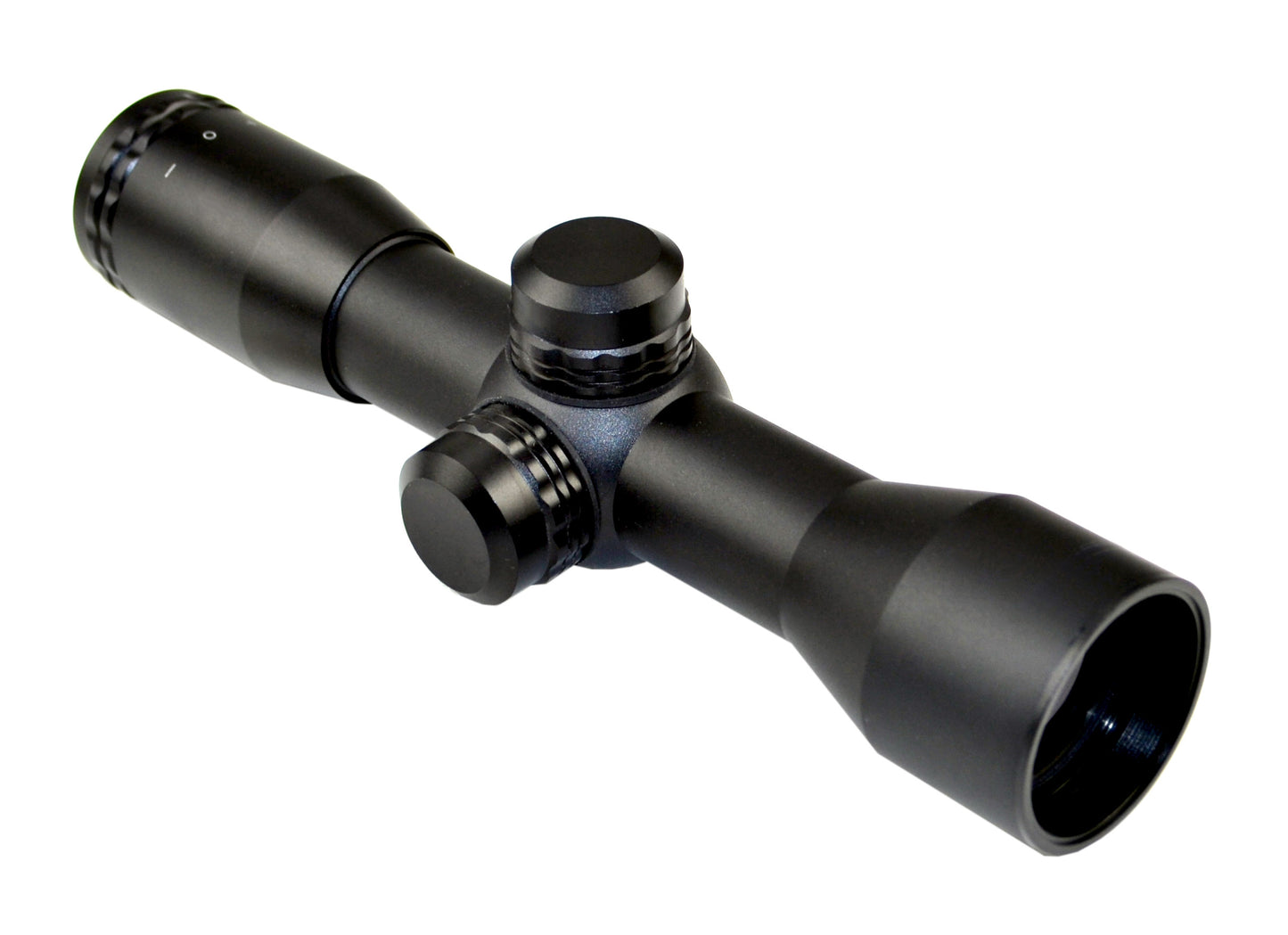 Kexuan 4X32MR Compact Scope with Rangefinder Reticle and 1" Picatinny Scope Rings