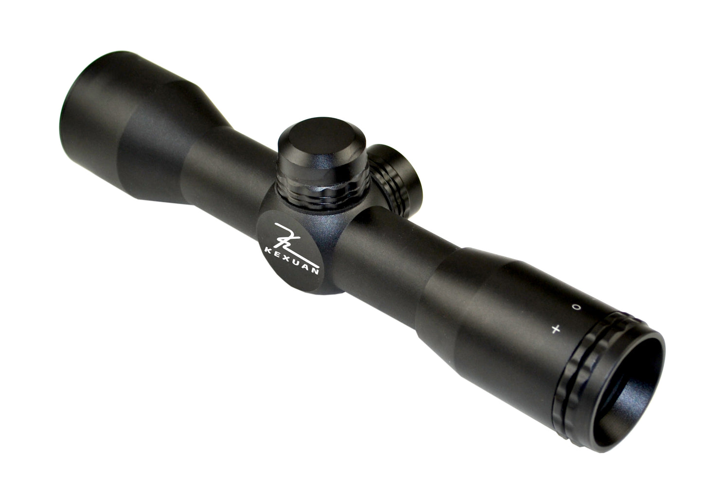 Kexuan 4X32MR Compact Scope with Rangefinder Reticle and 1" Picatinny Scope Rings