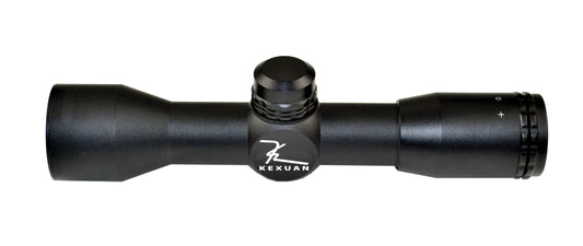 Kexuan 4X32MR Compact Scope with Rangefinder Reticle and 1" Dovetail Scope Rings