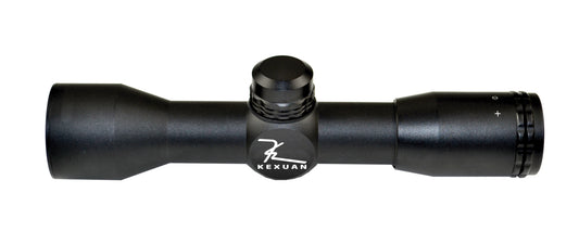 Kexuan 4X32M Compact Scope with Mil-Dot Reticle and 1" Picatinny Scope Rings