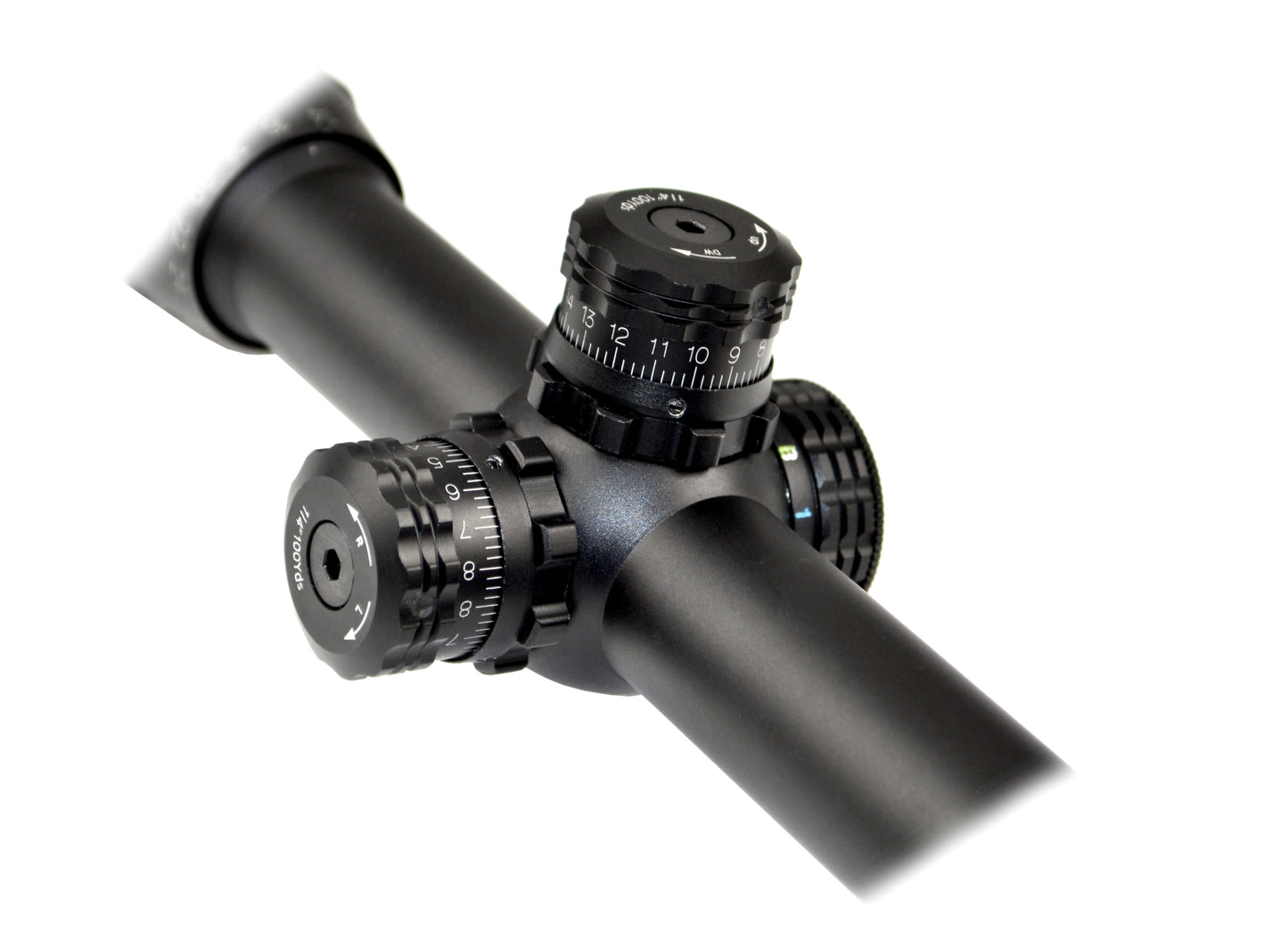 Kexuan 6-24X50 Magnification Hunting Rifle Scope with R/G/B/ Illuminated Mil Dot Reticle