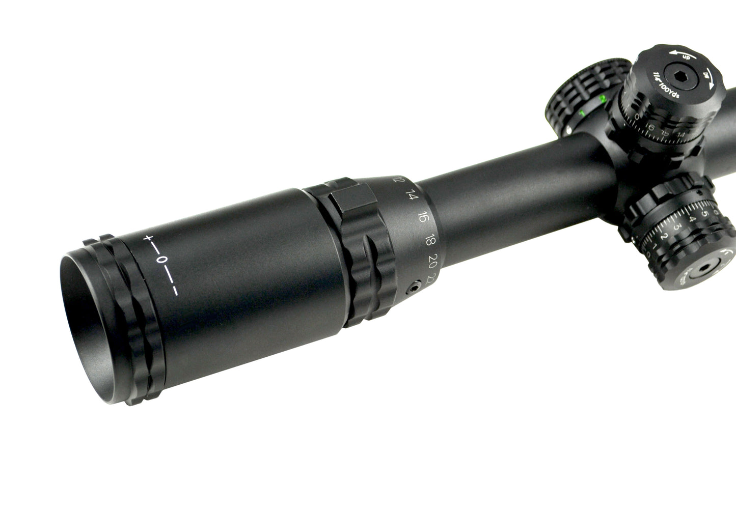 Kexuan 6-24X50 Magnification Hunting Rifle Scope with R/G/B/ Illuminated Mil Dot Reticle
