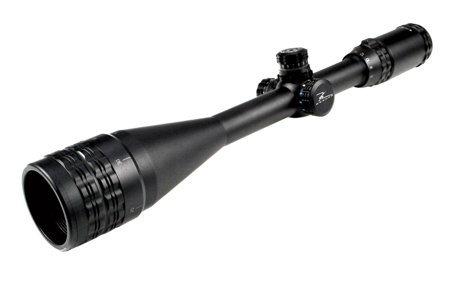 Kexuan 6-24X50 Magnification Hunting Rifle Scope with R/G/B/ Illuminated Mil Dot Reticle