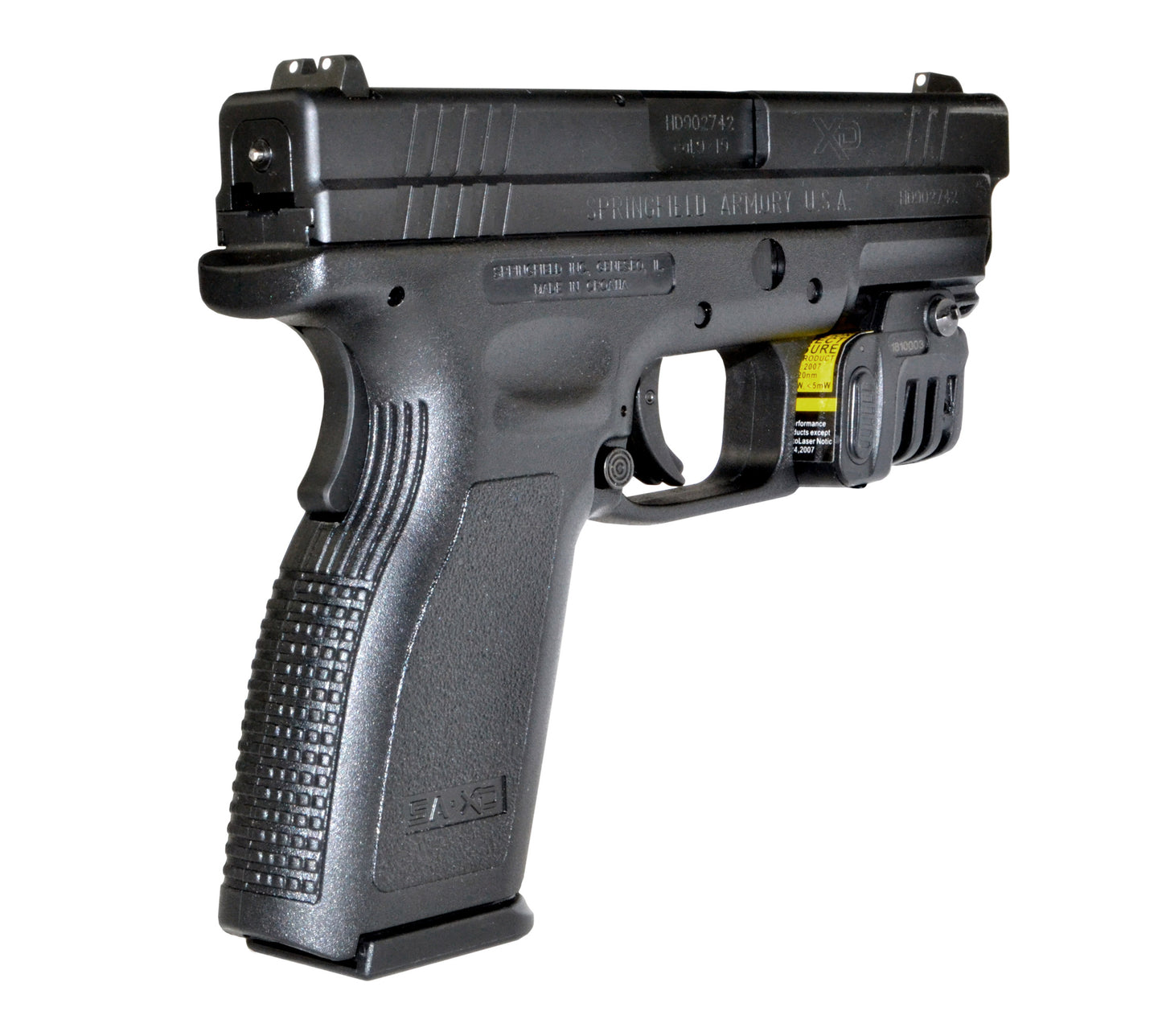 Compact Green Laser Sight for Picatinny Rails, with Ambidextrous On/Off Switch