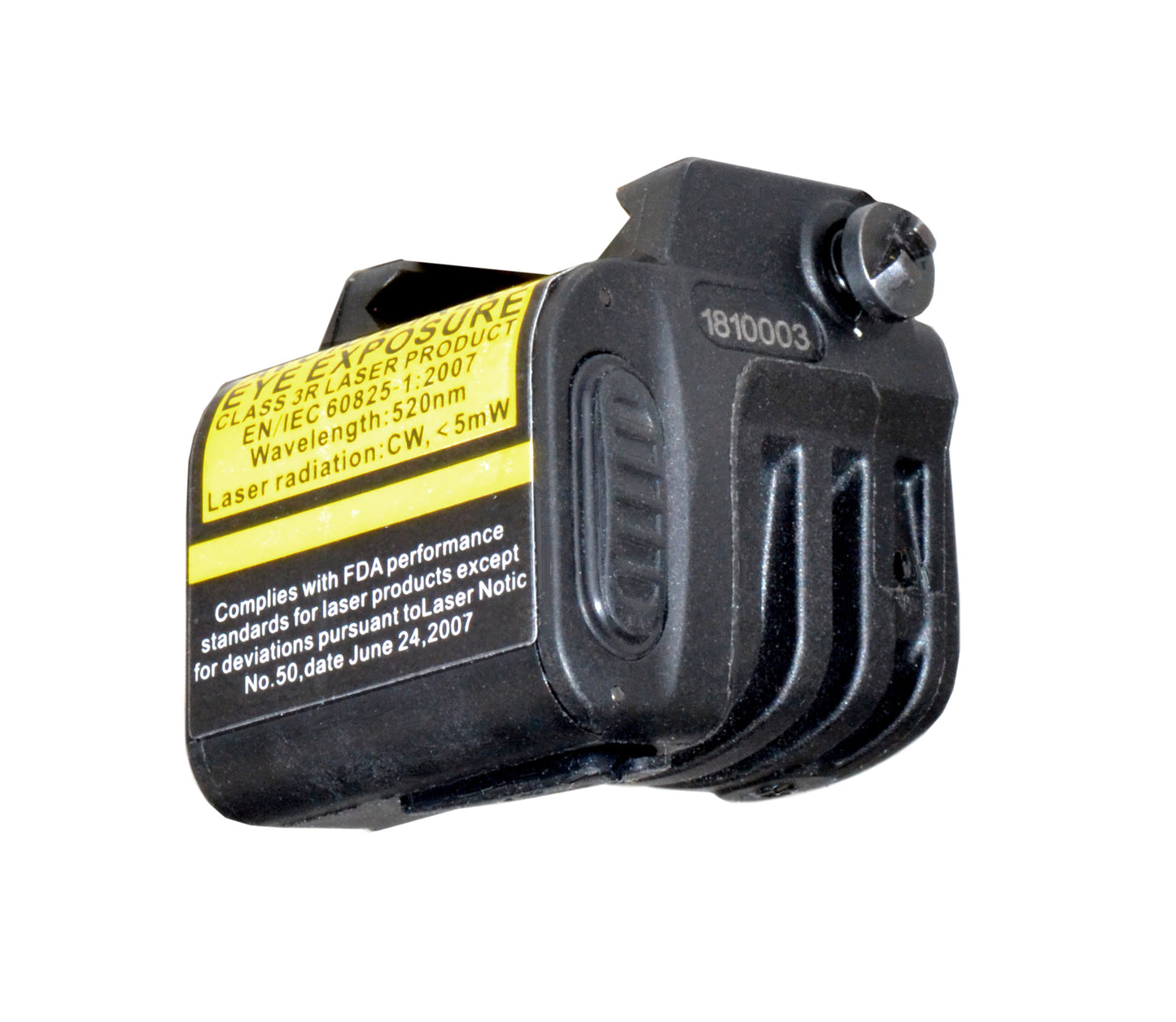 Compact Green Laser Sight for Picatinny Rails, with Ambidextrous On/Off Switch