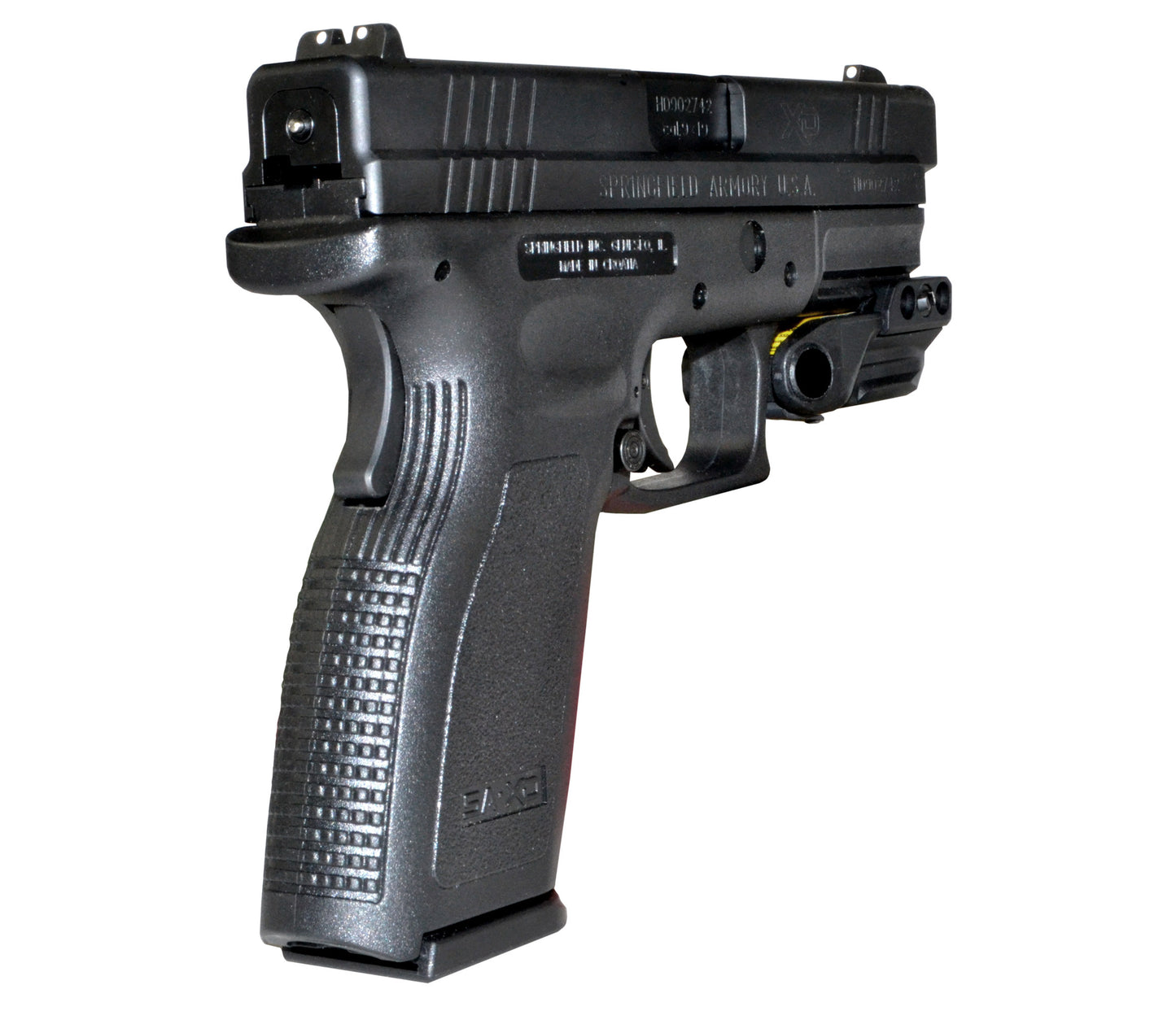 Compact Green Laser Sight for Picatinny Rails, with Smart Sensor Momentary Switch