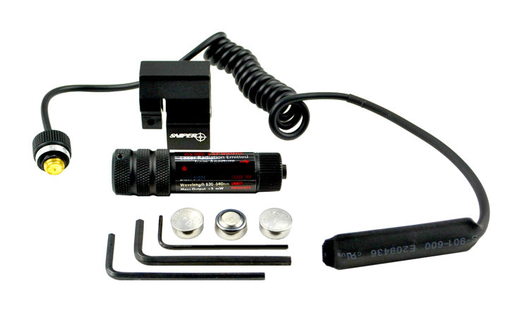 Compact Tactical Adjustable Red Laser