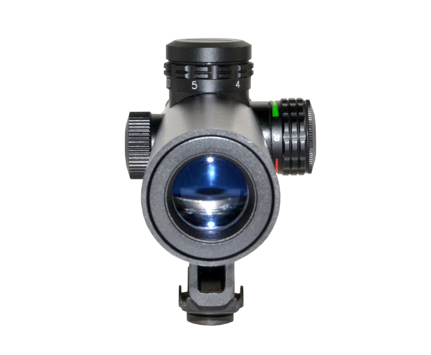 4X20MM Compact Rifle Scope with Illuminated Red/Green Duplex Reticle with Carry Handle Mount