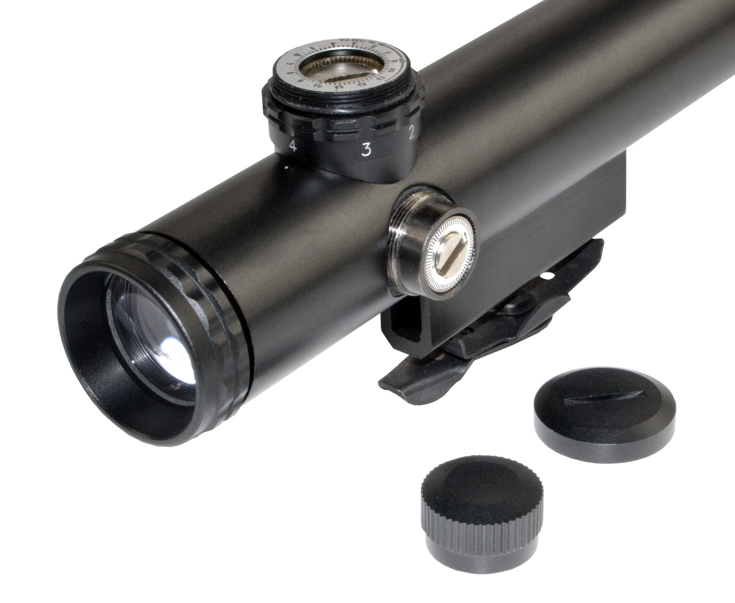 4X20MM Compact Rifle Scope with Duplex Reticle with Carry Handle Mount