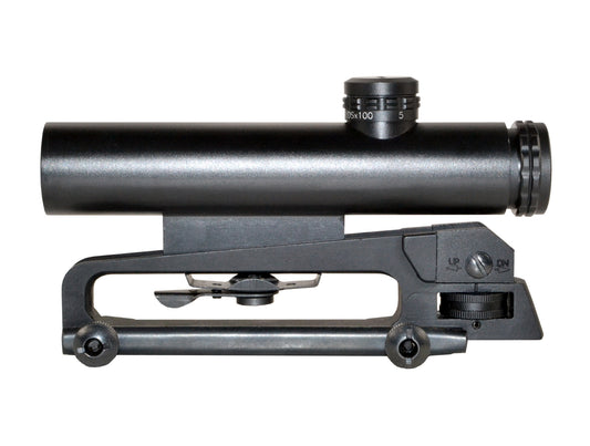 4X20MM Compact Rifle Scope with Duplex Reticle with Carry Handle Mount