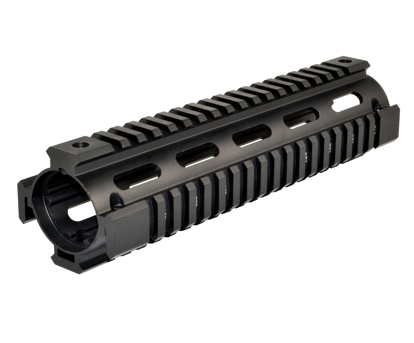 2 Piece Drop In Quad Rail Handguard. Fits LR .308 Low Profile, 8.75" Mid Length