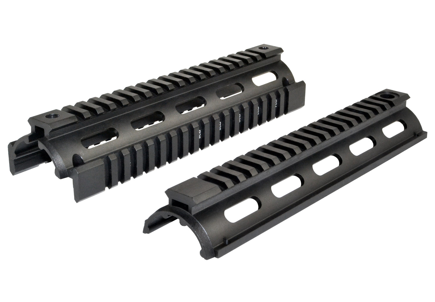 2 Piece Drop In Quad Rail Handguard. Fits LR .308 Low Profile, 8.75" Mid Length