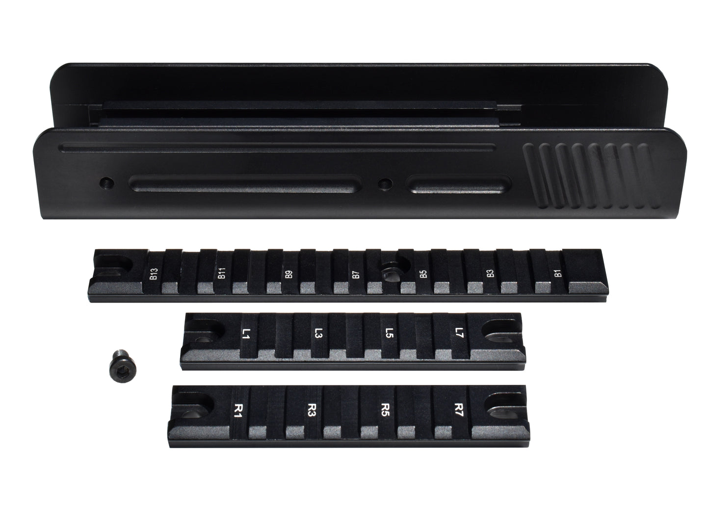 Mossberg 500C Shotgun Handguard Tri Rail Forend Upgrade Aluminum Removable Rails