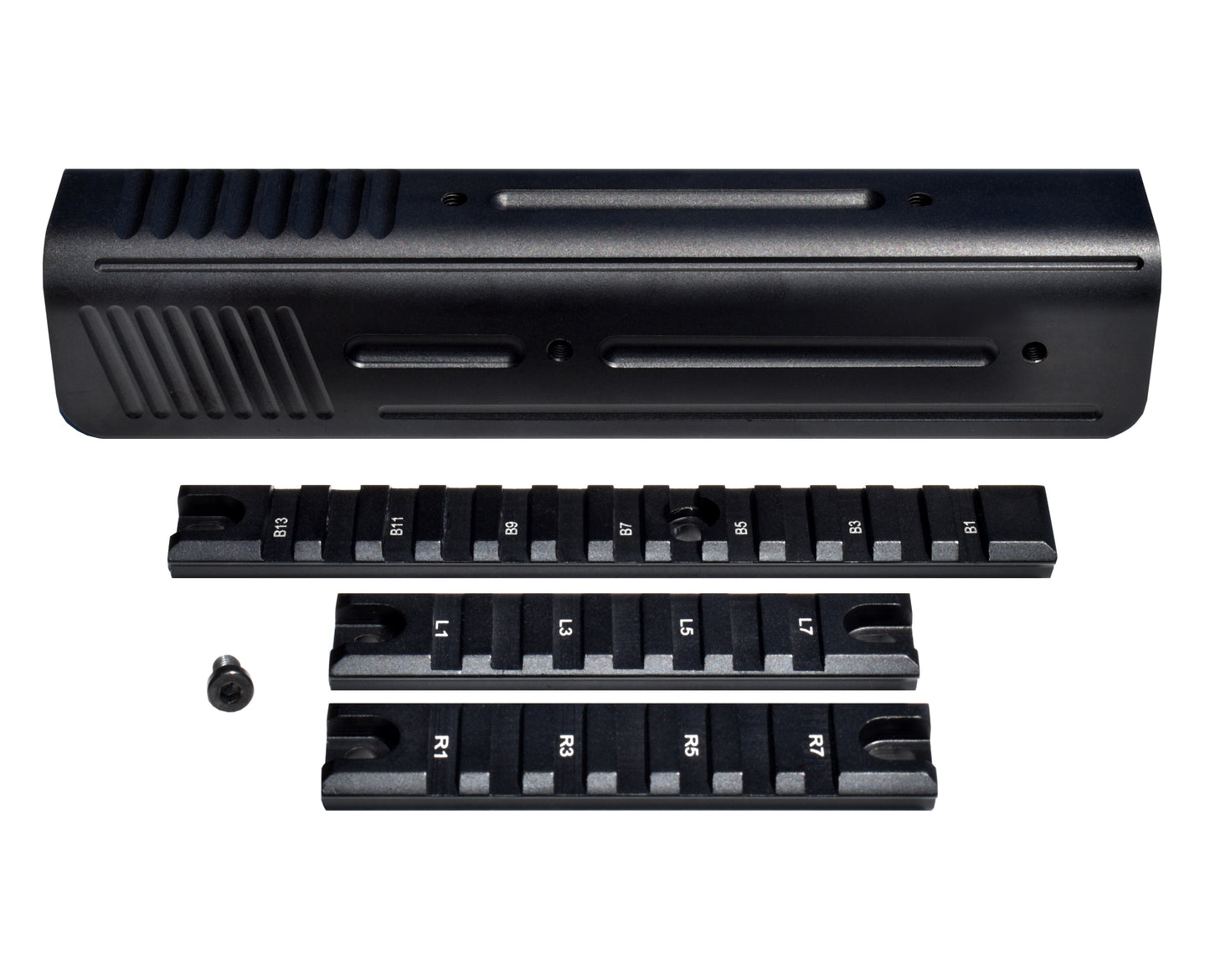 Mossberg 500C Shotgun Handguard Tri Rail Forend Upgrade Aluminum Removable Rails