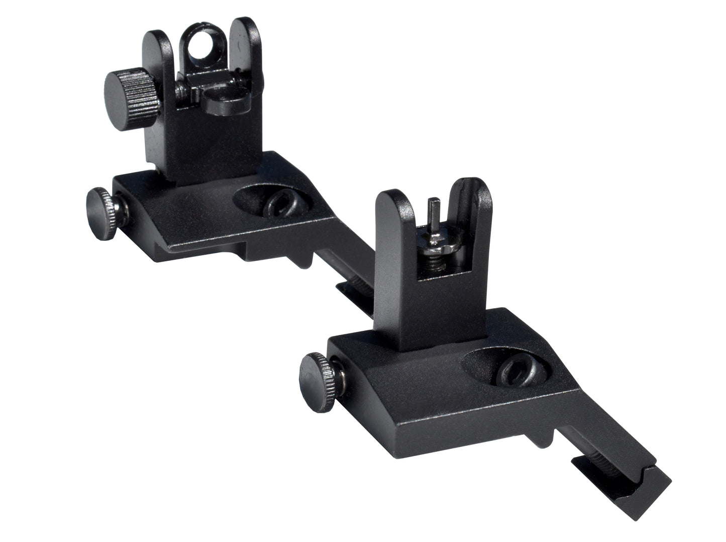 Presma Front & Rear 45 Degree Offset Flip Up Sight Combo Set - Aluminum
