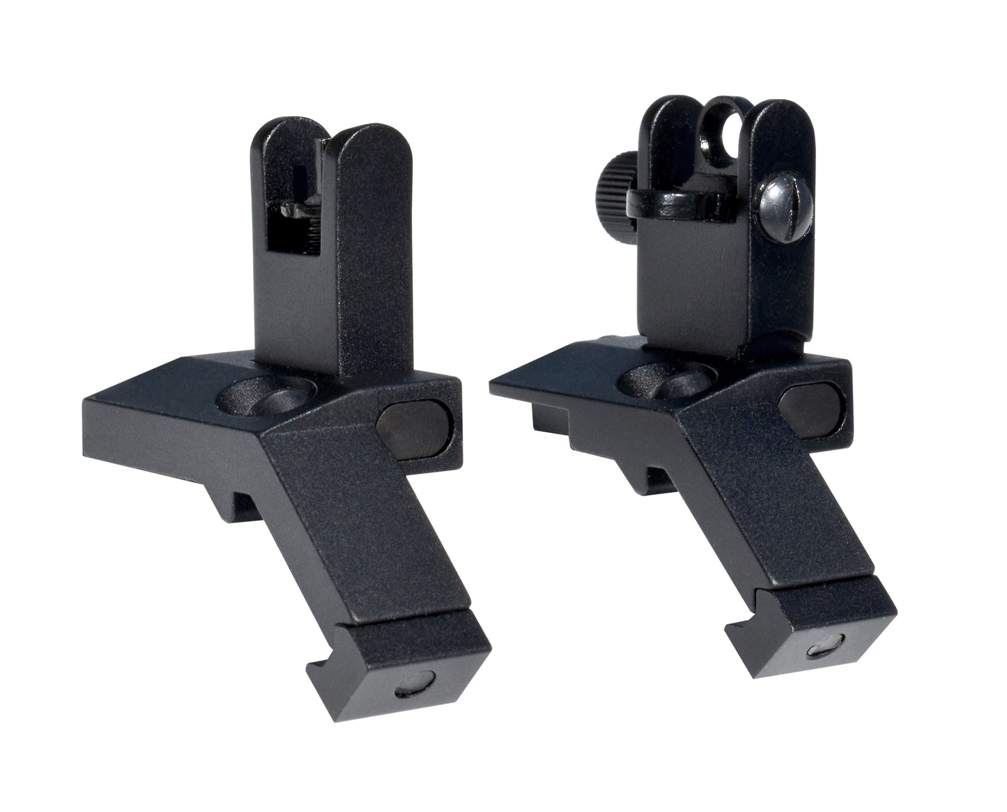 Presma Front & Rear 45 Degree Offset Flip Up Sight Combo Set - Aluminum