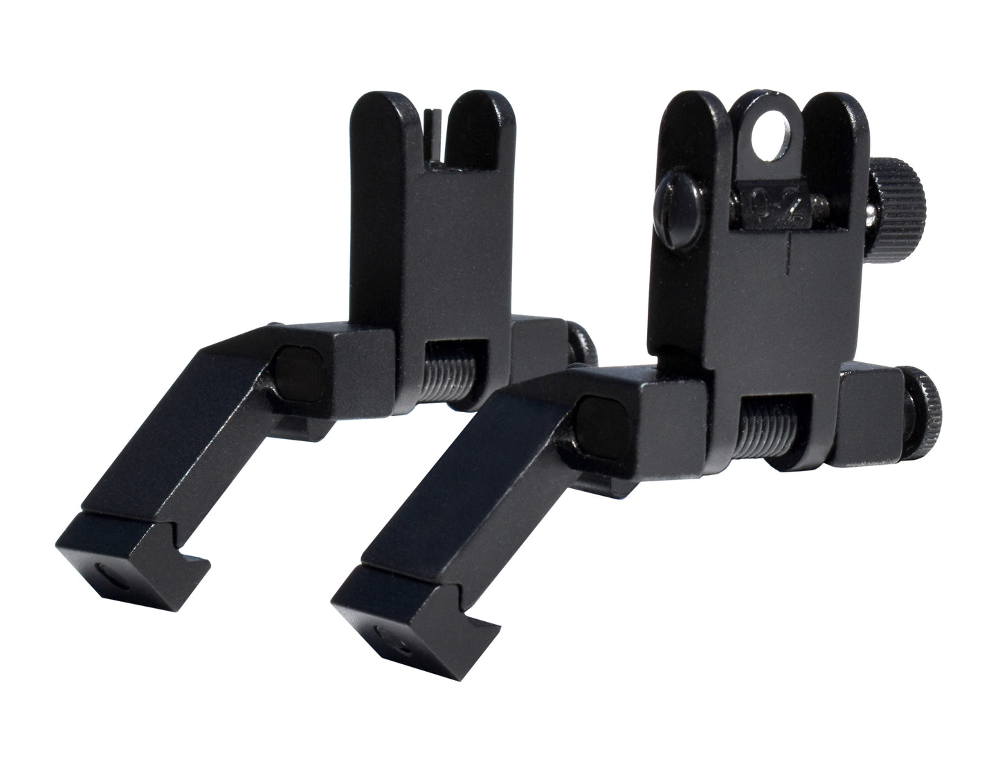Presma Front & Rear 45 Degree Offset Flip Up Sight Combo Set - Aluminum