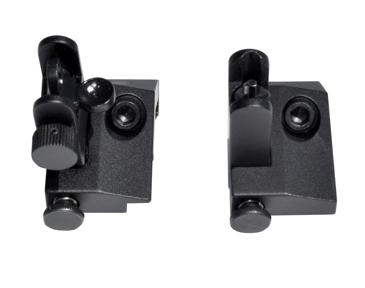 Presma Front & Rear 45 Degree Offset Flip Up Sight Combo Set - Aluminum