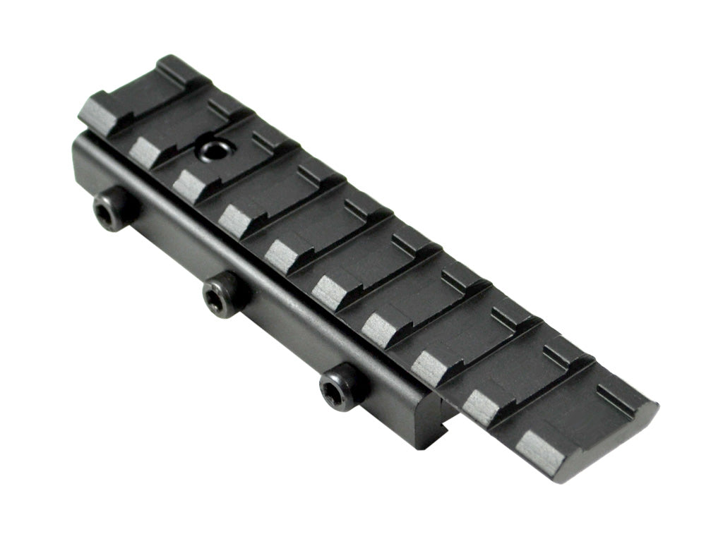 Dovetail .22 to Picatinny RaiL Scope Mount Adaptor - 9 Slots