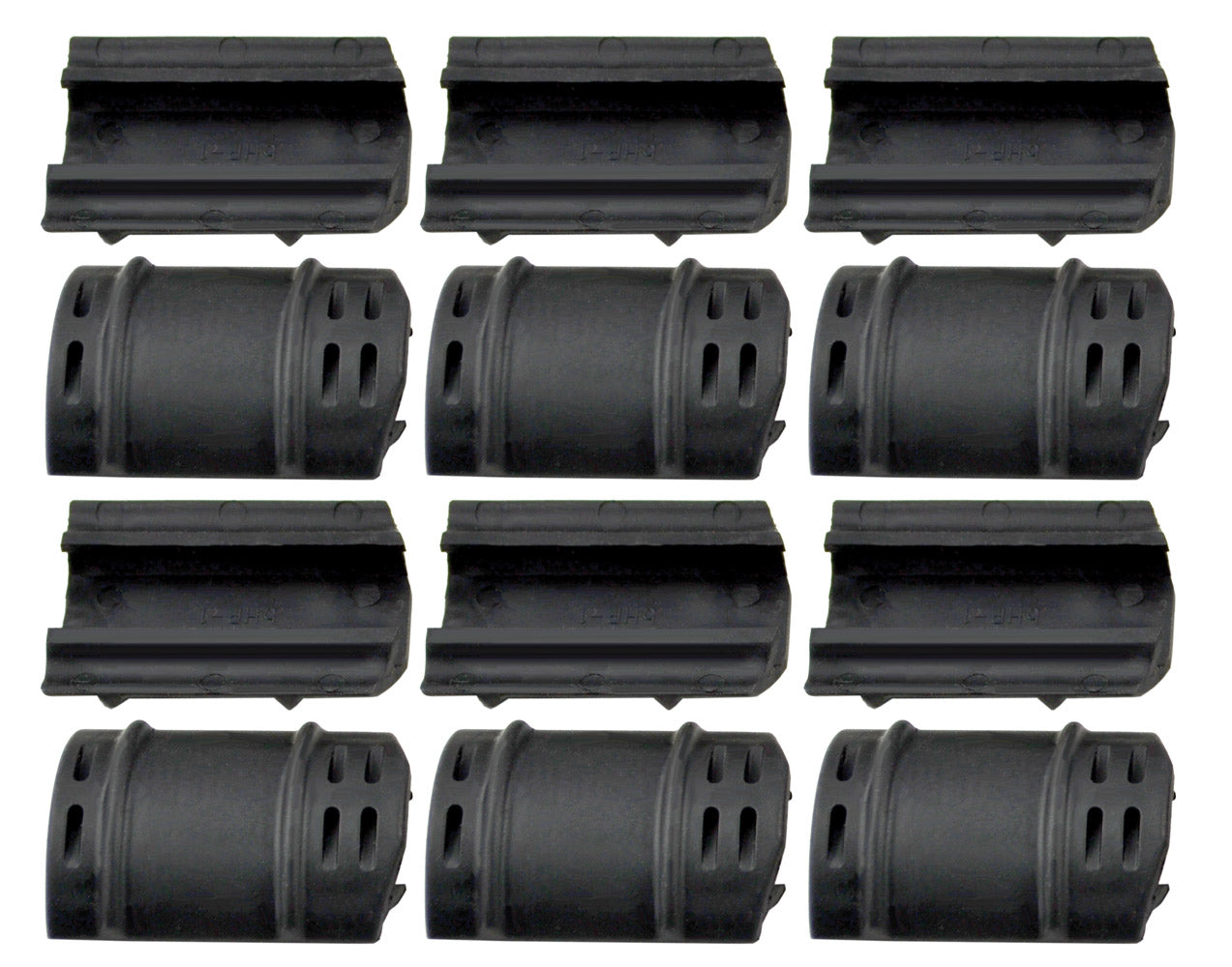 Rail Mount Covers for Picatinny/Weaver Rails, 12 Piece Set