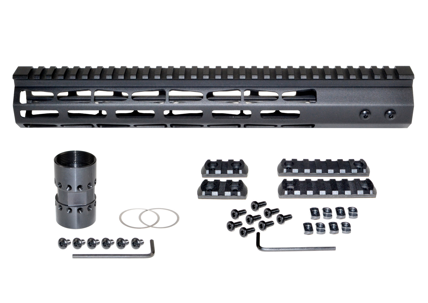 Presma Super Light Weight 13" Free Float M-LOK Handguard with Full Top Rail, AR-15 .223/5.56