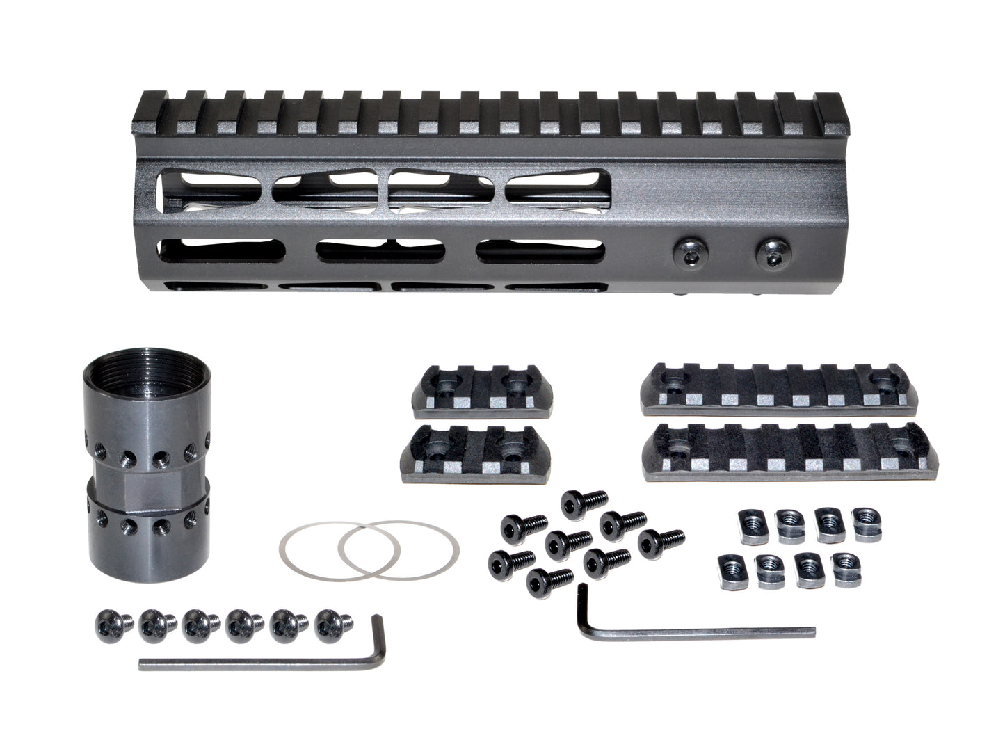 New! Presma Super Light Weight 7" Free Float M-LOK Handguard with Full Top Rail, AR-15 .223/5.56