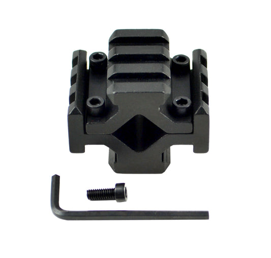 3 Slot Barrel Mount W/Universal Picatinny Weaver Rail for Flashlight or Sight