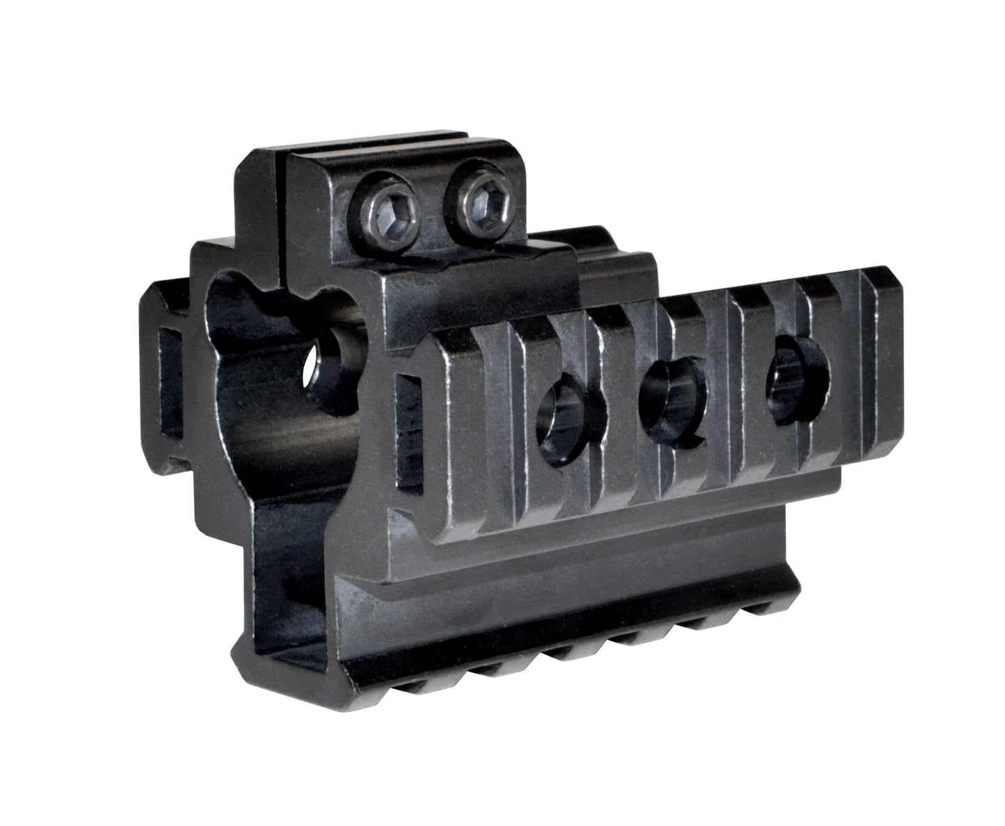 4/15 Tri Rail Barrel Mount. Fits in front of your A2 Front Sight and Bayonet Lug