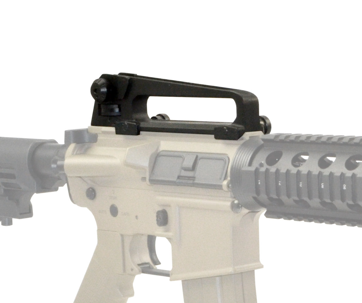 AR 15 Carry Handle with Dual Aperture Rear Sight